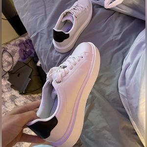 steve madden never worn size 7 1/2 black and white